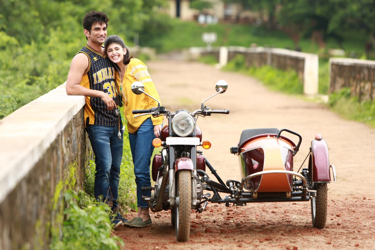 The “filmy” bike for Sushant Singh Rajput and Mukesh Chhabra in Dil Bechara